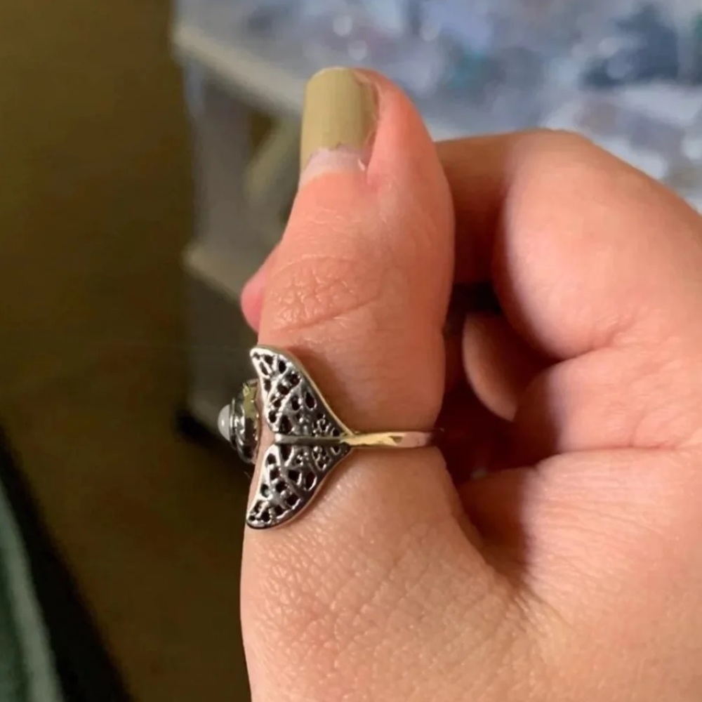 ๐ง๐ปโโ๏ธ Mermaid Opal Nautical Mythical Ring ๐ง๐ปโโ๏ธ - Picture 5 of 5